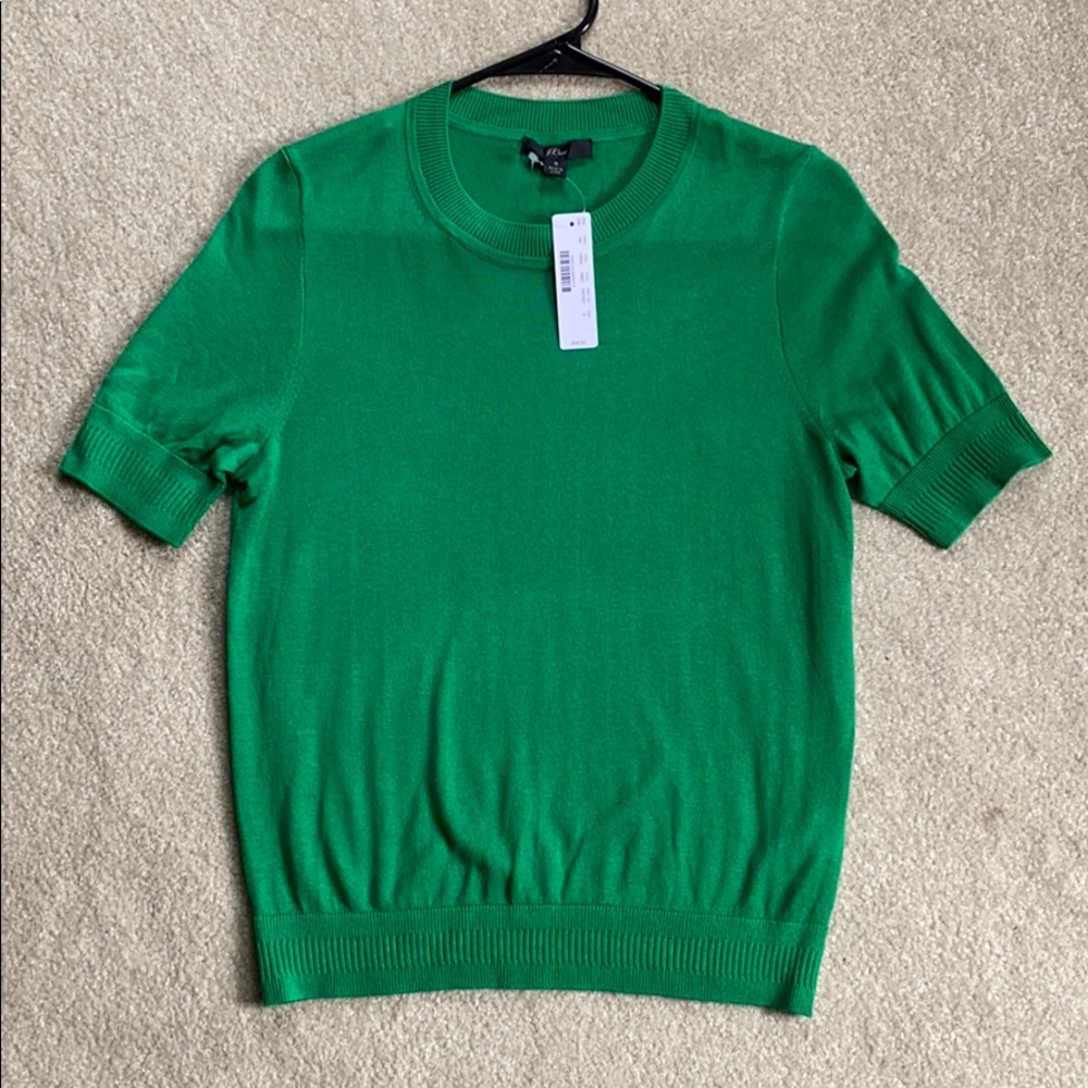 J Crew Women’s Short Sleeve lightweight Sweater